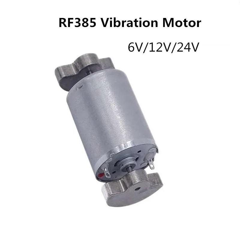 RF385 çift kafa titreşimli Motor masaj titreşim motoru masaj sandalye minyatür DC titreşim motoru 6V/12V/24V