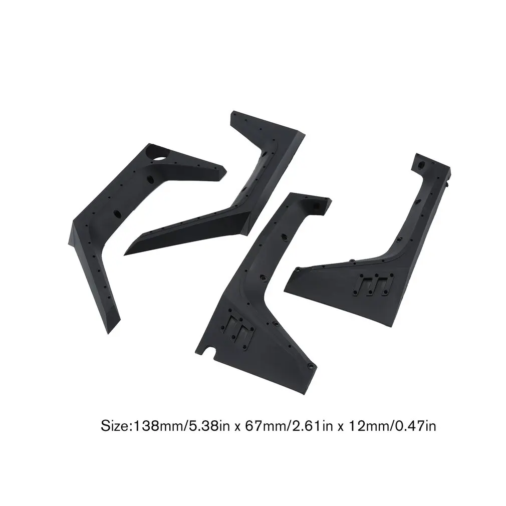 

Nylon Armor Wheel Eyebrow Shell Top Cover Air Intake Grille Set For KYX 1/10 Axial Jeep Wrangler Upgrade Accessories
