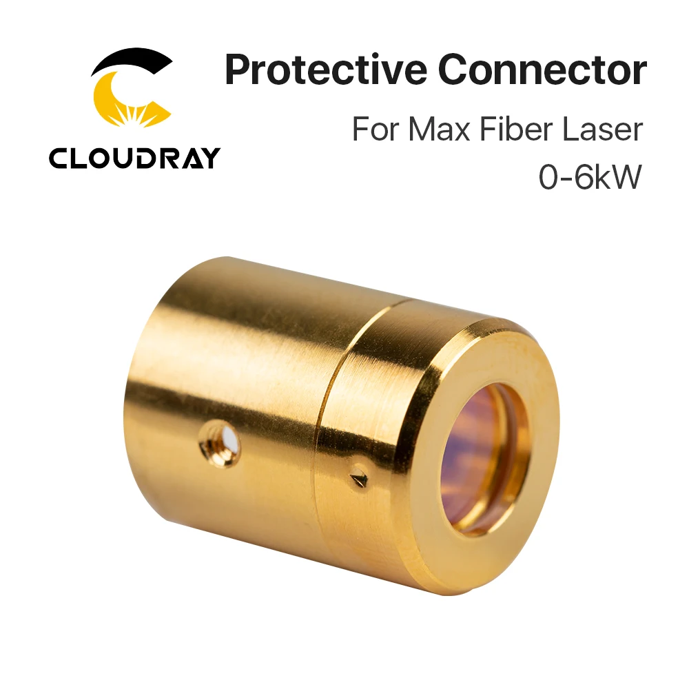 Cloudray Max волоконный лазерный источник 2-6KW выходной защитный разъем группа линз для максимального волоконного лазерного источника