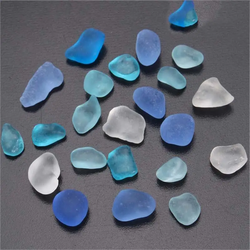 Стеклянные бусины для рукоделия изготовления ювелирных изделий морской пляж