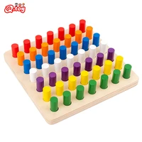 montessori materials toys educational games cylinder socket blocks wooden math toys children early educational toys