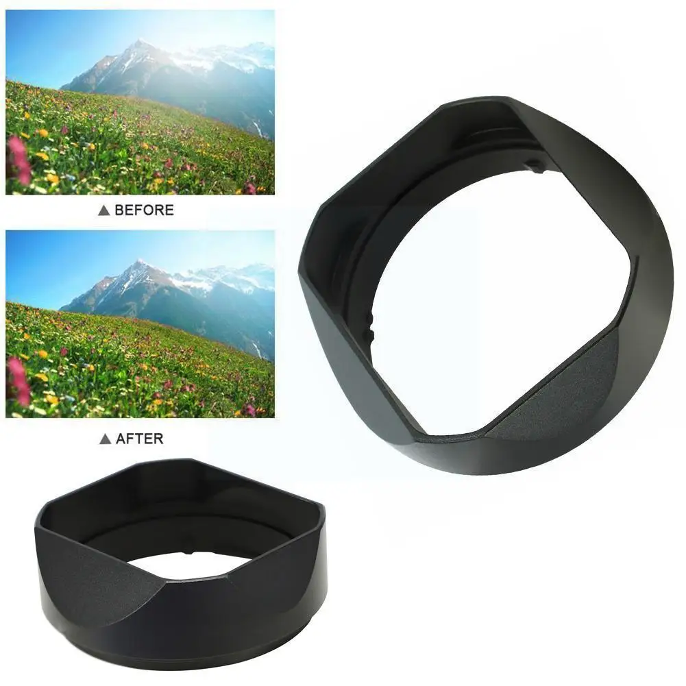 

Металлическая квадратная бленда объектива для Sony FE 50 мм F2.5 цифровые аксессуары черный G N1W4