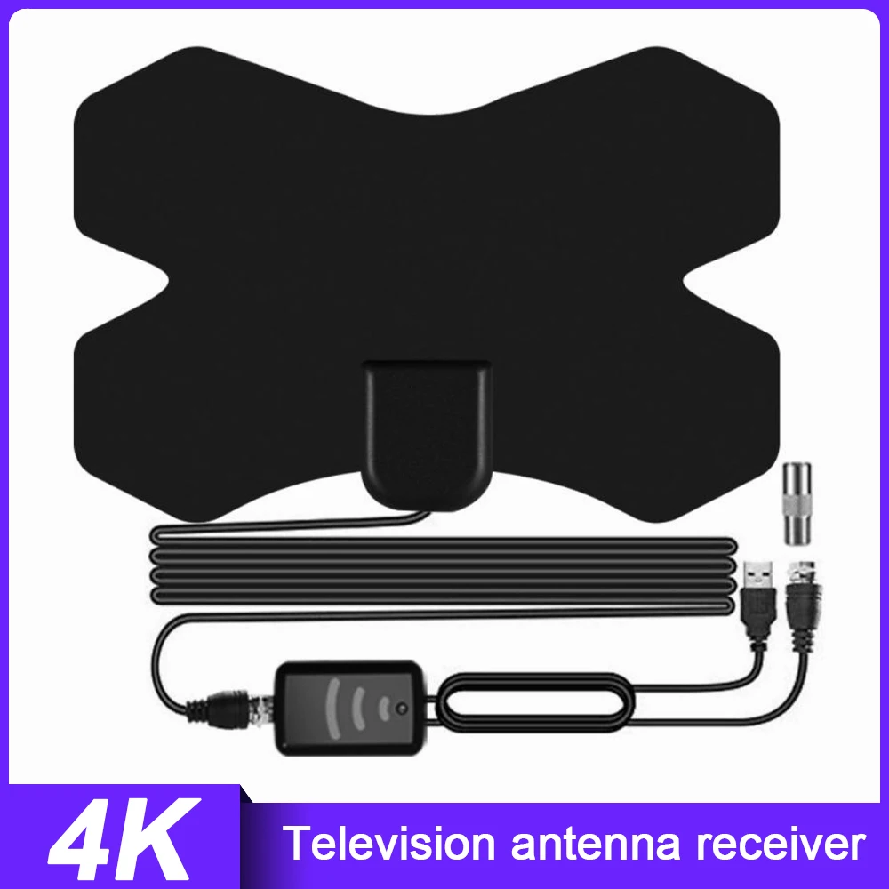 

HD TV антенна наружный усилитель сигнала 3000 миль диапазон 4K 1080P местные каналы комнатная цифровая ТВ антенна с усилителем