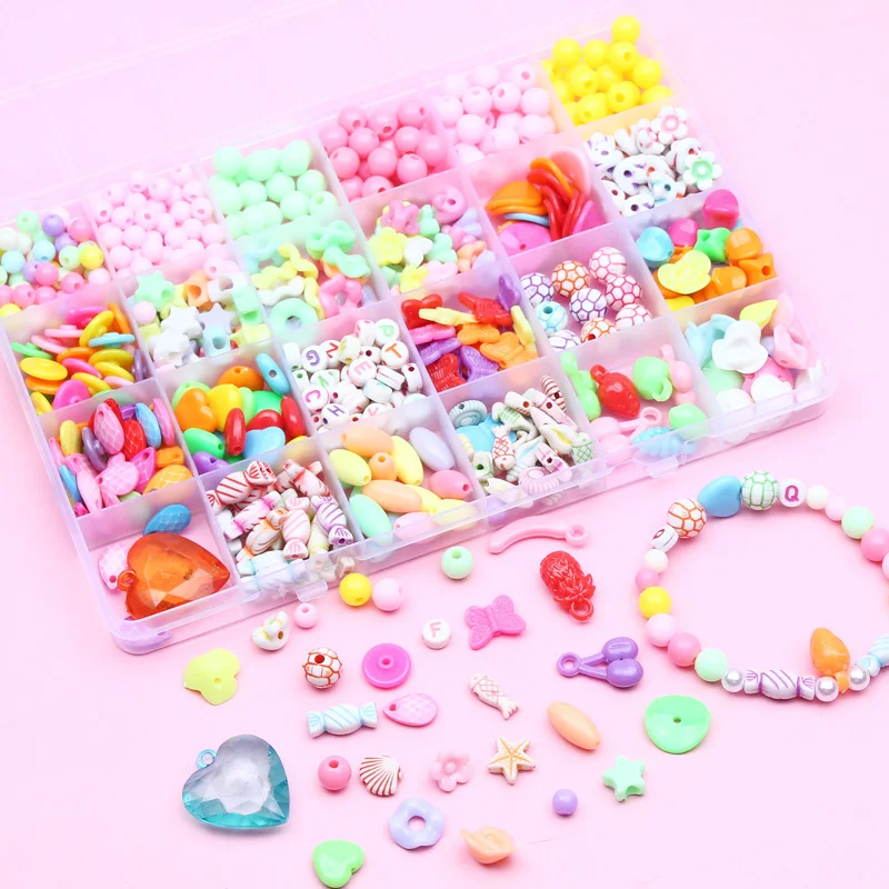 

Colorful Acrylic Beads Kit Set Letter Loose Spacer Beads for Jewelry Making Bracelets Necklace Kits Girl Gifts Jewelry DIY Kits