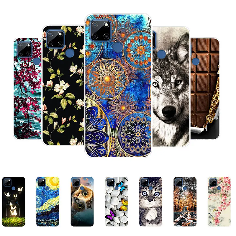 

Case For Realme 7i Global Case Realme 7i RMX2193 Silicone Soft TPU Back Cover For OPPO Realme 7i 7 i Realme7i Phone Capa Cases