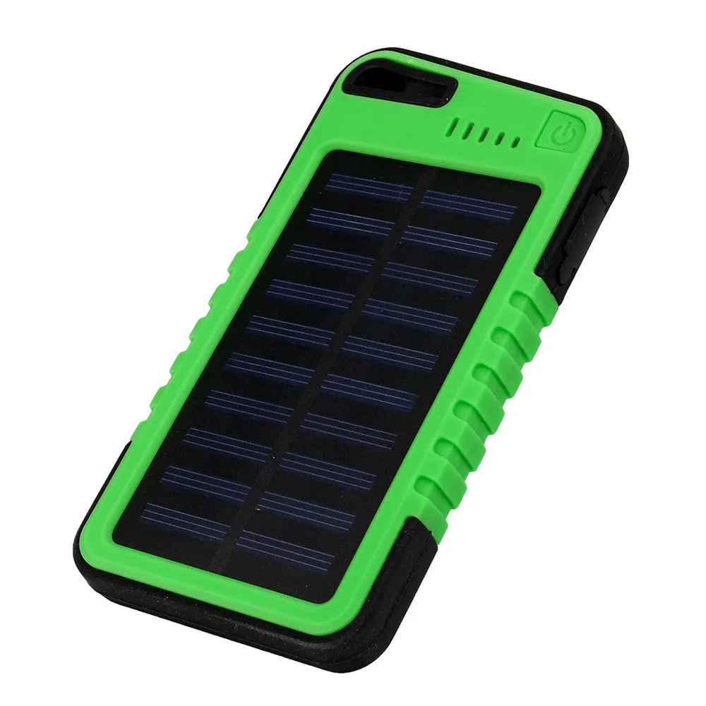 20000 mah Dual-USB Waterproof Solar Power Bank Battery Charger For Cell Phone With LED power indicator sept11 | Электроника