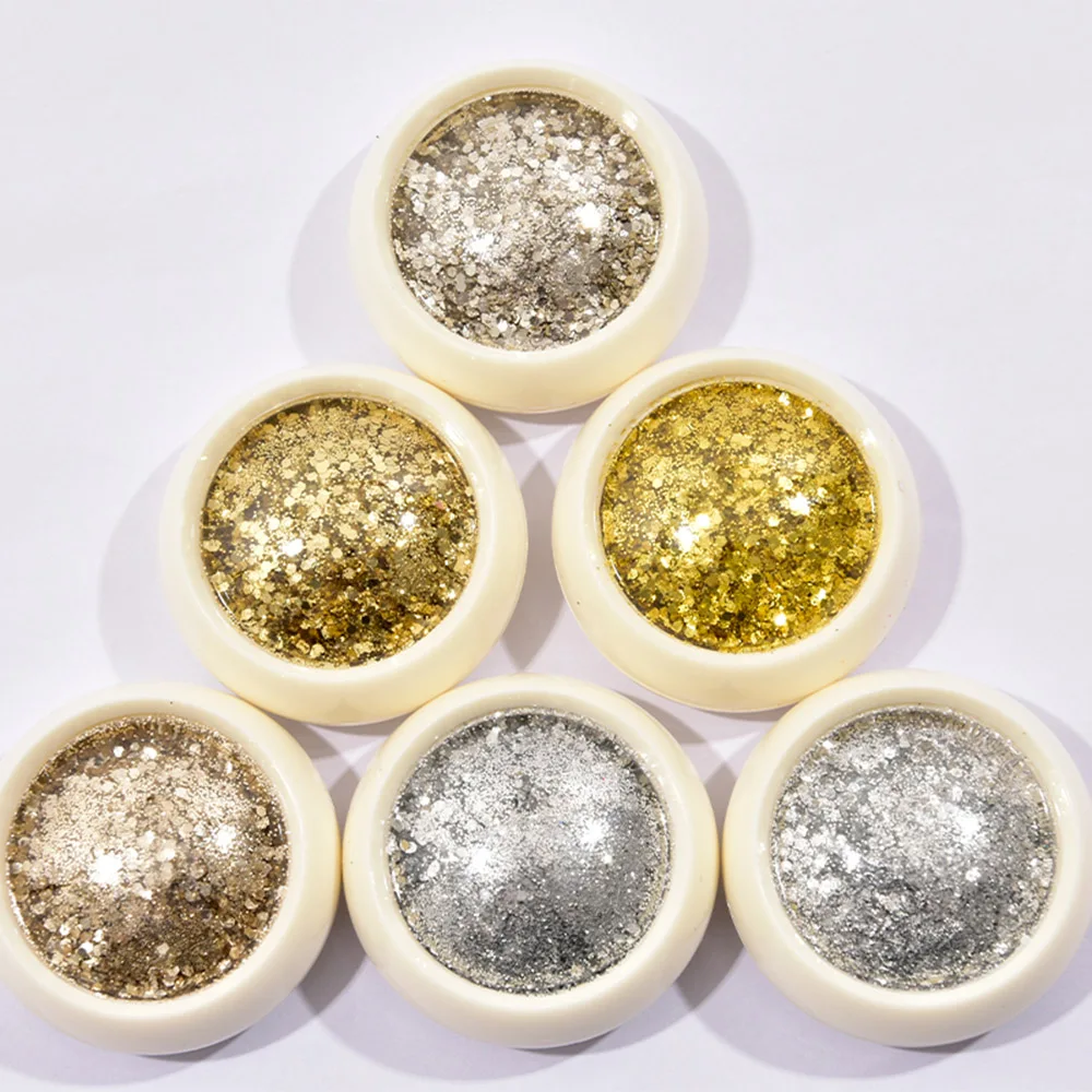 6 цветов/набор искусство для ногтей|Блестки ногтей| |