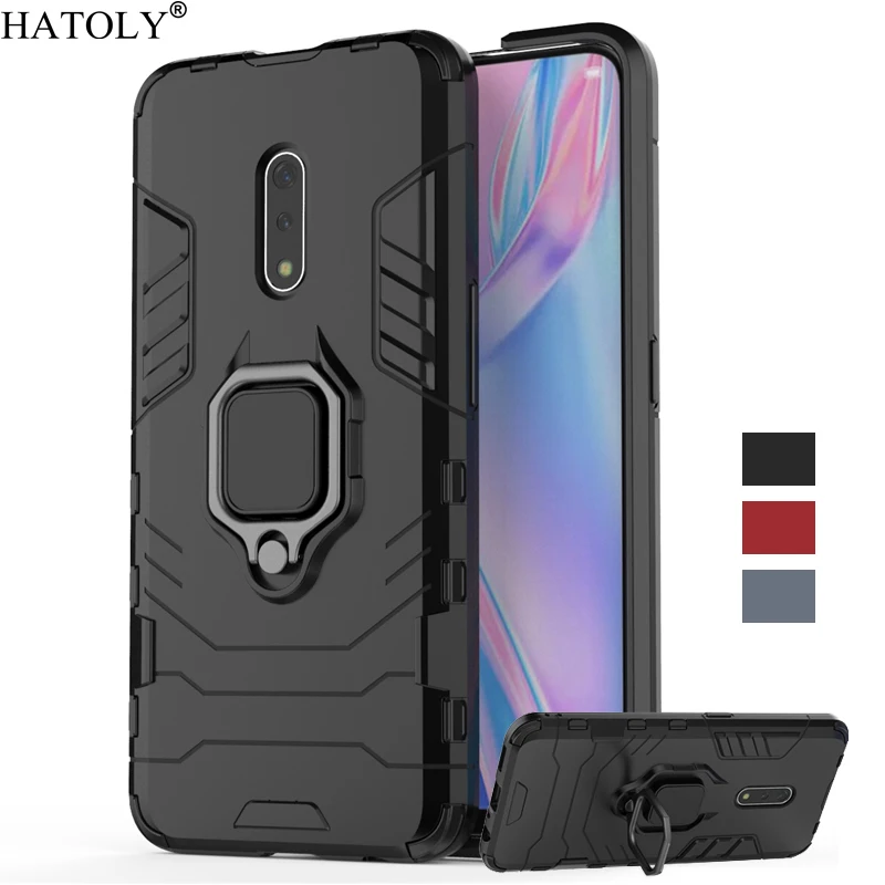 Чехол для Oppo K3 противоударный армированный чехол кольцевой держатель Подставка
