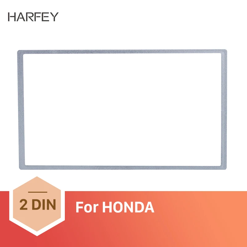 Универсальная автомобильная стереомагнитола Harfey 2Din комплект отделки рамка