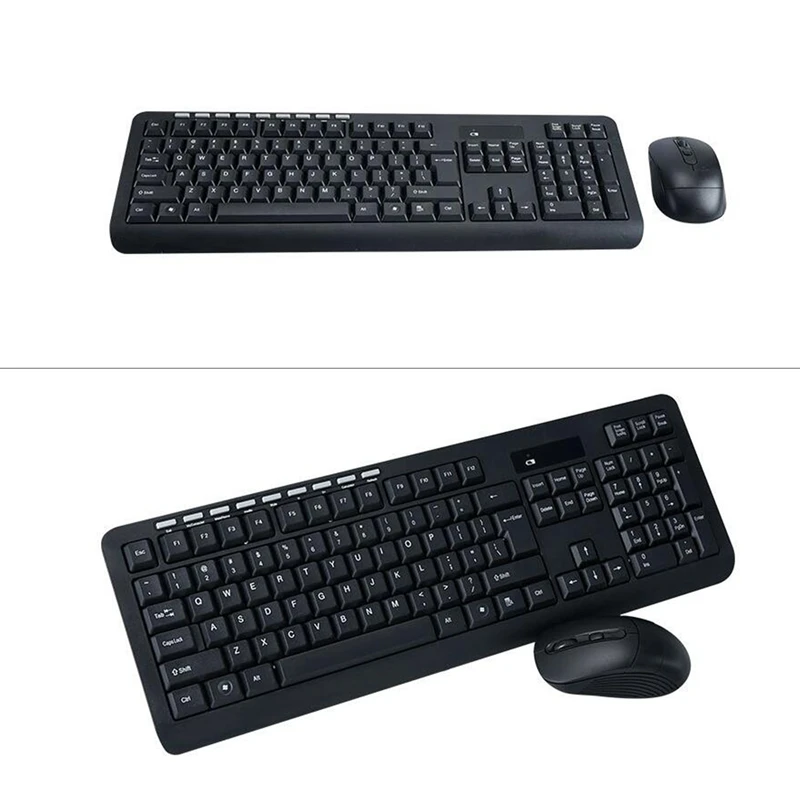 

Wireless Keyboard Mouse Set 2.4GHz Multi System Compatible Wireless Keyboard and 1600 DPI Mouse,for Laptop PC Computer