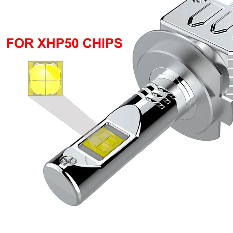 2X 9000LM H7 светодиодный комплект фар для XHP50 супер белый безвентиляторный Фар H4 H8 H11
