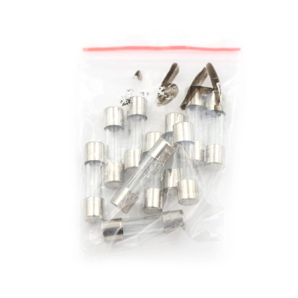 10 шт./лот 1A/1.6A/2A/3A/4A/5A T1.6A 250V Новый плавкий предохранитель со стеклянной трубкой 1 6 А