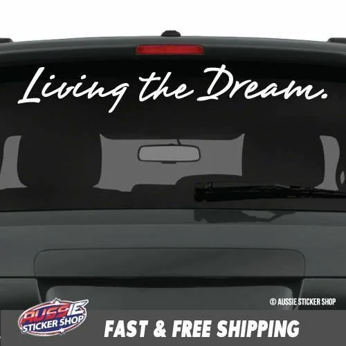 

Наклейка С фургоном для гостиной мечты