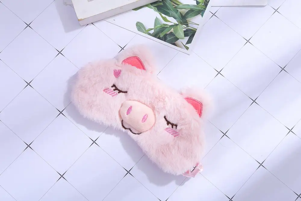 

3D Eye Mask Cartoon Eye Patch Shading Sleep Eye Mask Adjustable Eyepatch Travel Relax Cover Blindfold Eyewear Accessories