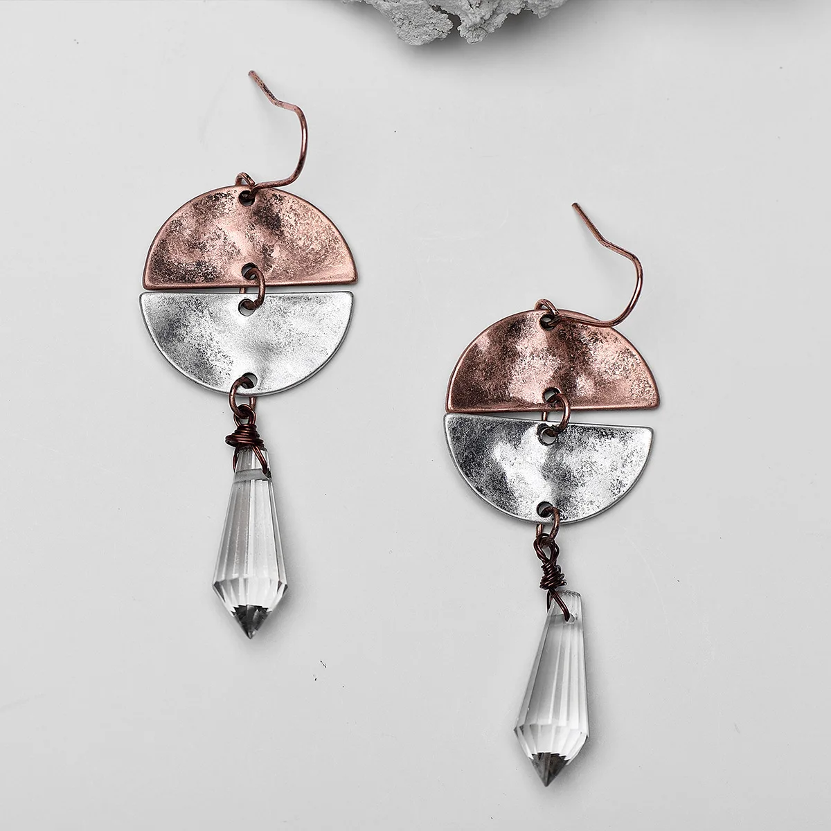 Креативный дизайн Boho винтажные серьги для женщин девушек полумесяц металл