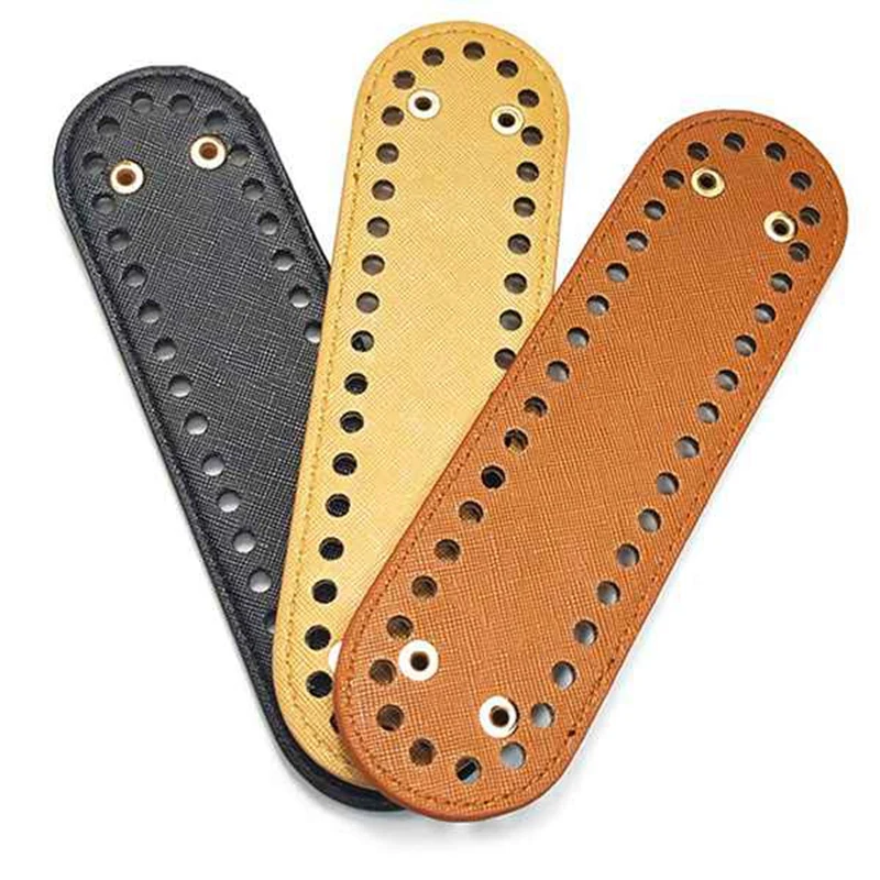 

DIY Hand-Knitted Crochet Bag PU Bag Bottom Plate Accessories Hand-Knitted Material Bag Bottom