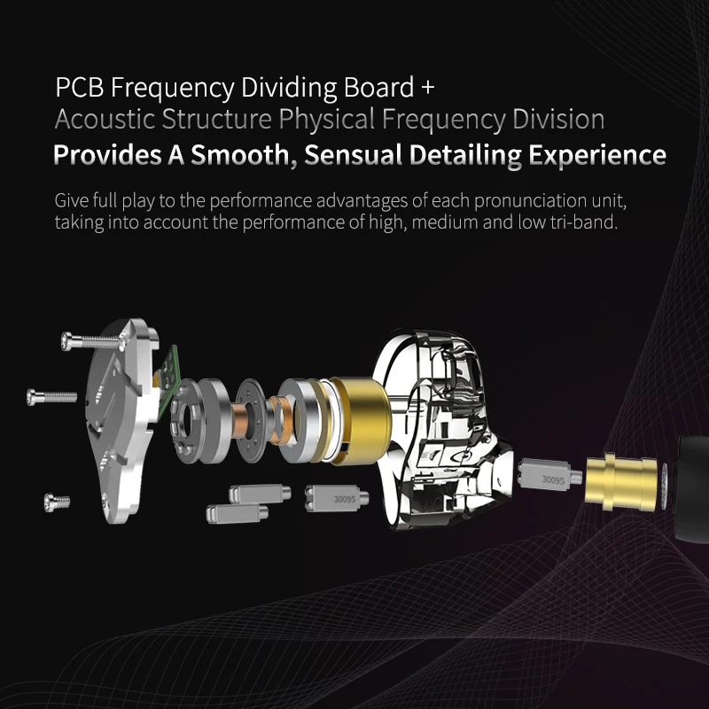 Наушники-вкладыши KZ ZS10 Pro гибридные Hi-Fi наушники-вкладыши с монитором 4BA + 1DD ZST ZSN PRO