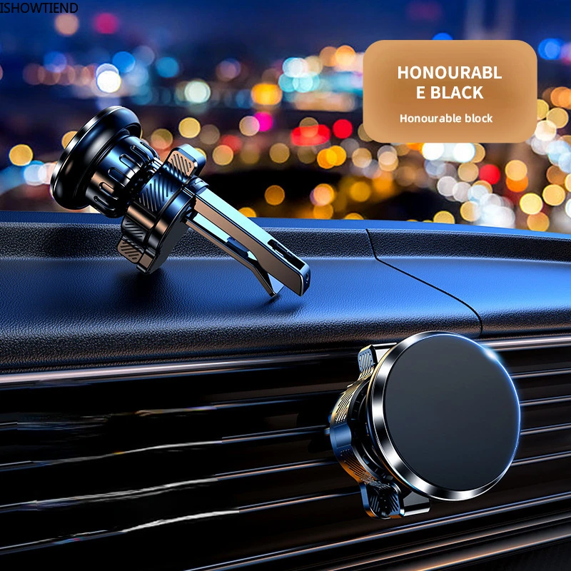 

Автомобильные магнитные всасывающие навигаторы, магнитный держатель для внутренней вентиляции с поддержкой автомобильной GPS-подставки, ав...