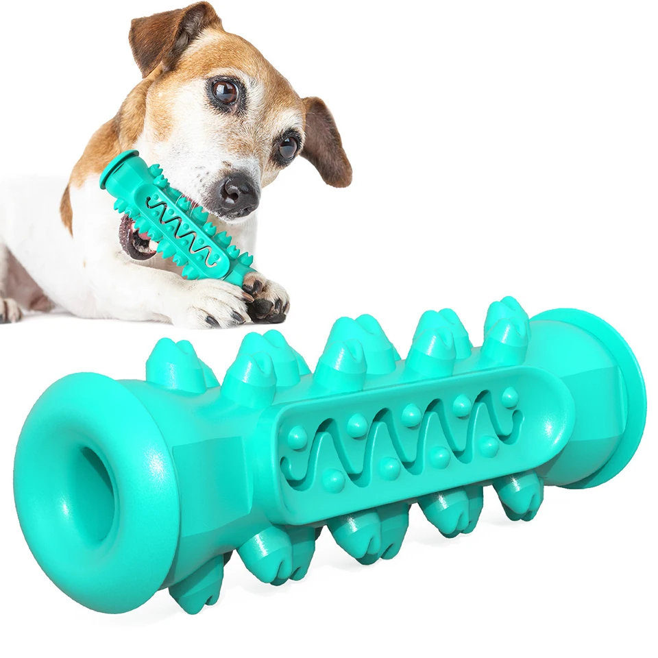 

Pet Dog Toys Chew Toy for Small Medium Dogs Funny Teeth Cleaning Toy Tough TPR Matrial Dog Toothbrush