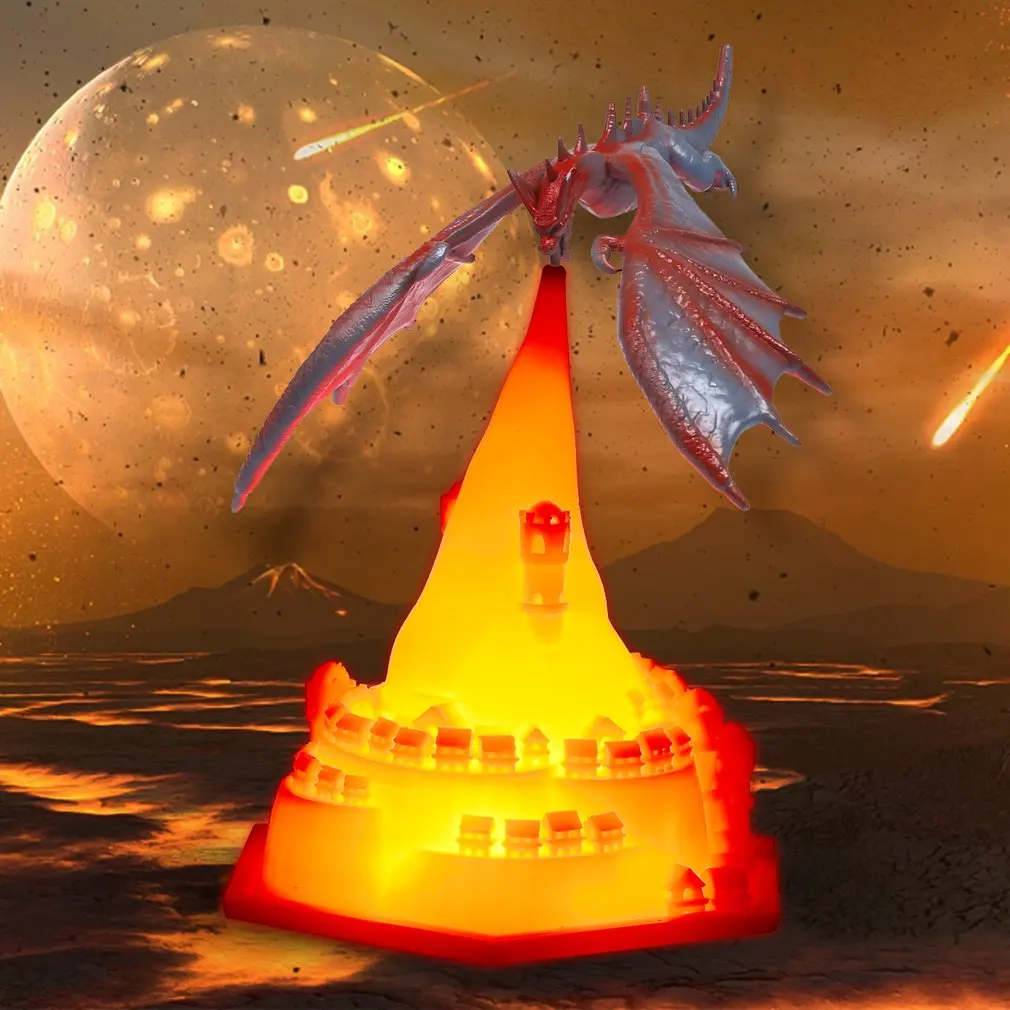 

3D Printing Dynamic Balance Dragon Table Lamp New Peculiar Creative Home Gift Breathing Led Night Light