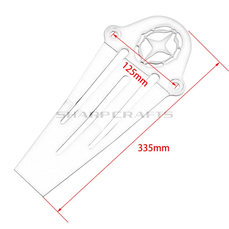 Мотоциклетная хромированная крышка вала привода черепа для Yamaha Dragstar V Star XVS650 ྞ