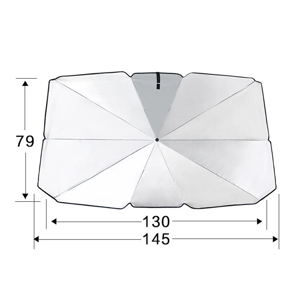 

79X145cm Foldable Car Windshield Sun Shade Parasol Auto Front Window Sunshade Covers Sun Visor Window Interior Protection