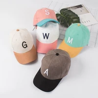 versatile letter embroidered faux suede cap shade trend hat fashion baseball hat mens and womens duck tongue hat couple