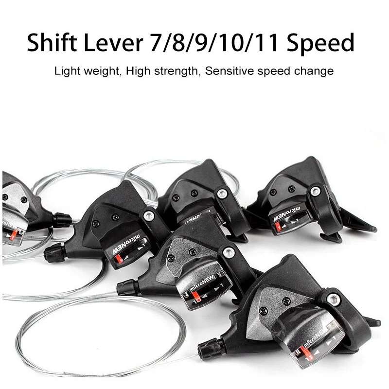 

Microshifter Bicycle Shifter Lever Set 7 / 8 / 9 / 10 / 11 Speed MTB Mountain Bicycle Accessories -40