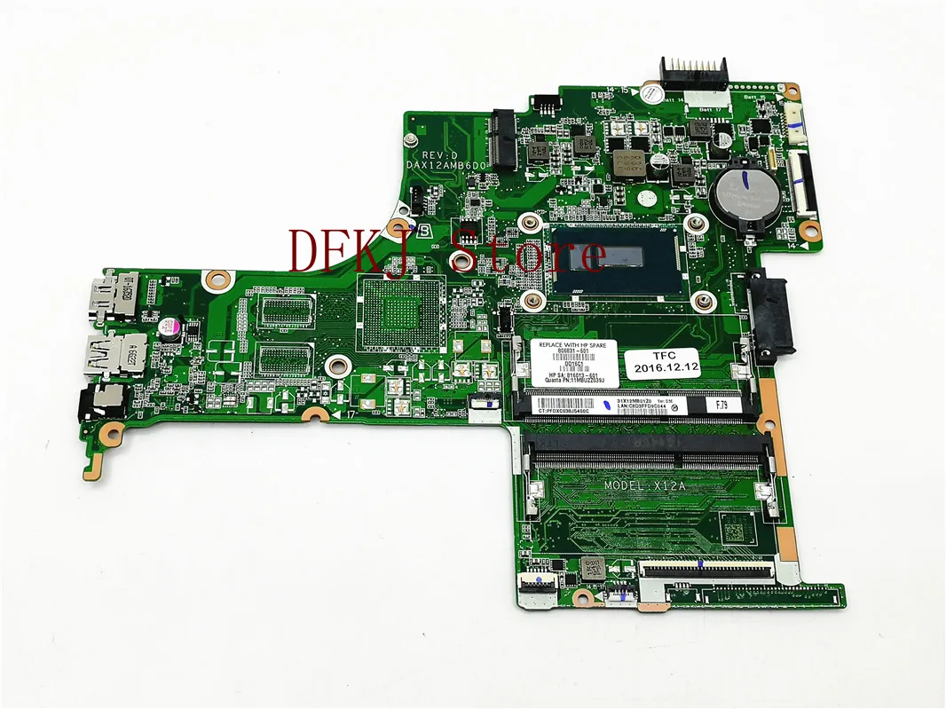 

806831-601 806831-001 816013-601 ноутбук для HP 14-AB 14T-AB100 материнская плата w SR23Y I5-5200U процессор DAX12AMB6D0 тест ОК