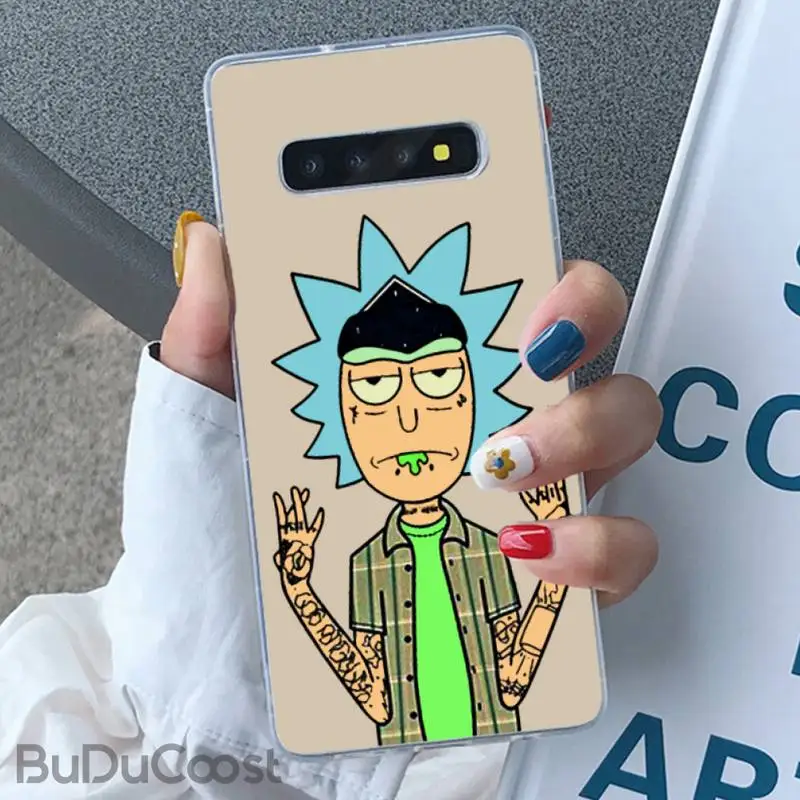 

Cartoon TV Rick Morty Phone Case for Samsung Galaxy S10 Plus S10E S6edge S7edge S8 S9 Plus S10lite S20 Plus Ultra