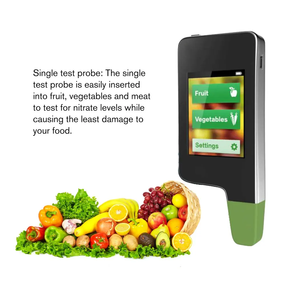 

3 in 1 Digital Food Nitrate Tester Concentration Meter Fruit Vegetable Meat Detection Water Hardness Radiations Meter