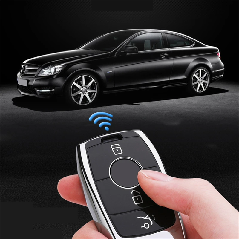 

High quality New Soft TPU Car key protection case cover For Mercedes Benz 2017 E Class W213 2018 S class Accessories Car styling