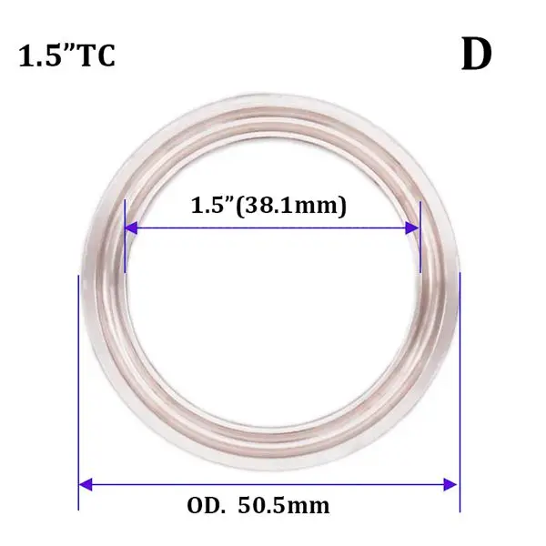 38.1mm Cutout 1," Tri Clamp(50,5 м OD) торцевая крышка с сварным отверстием санитарно 304 нержавеющая сталь Homebrew пиво и ремесло пивоварения фитинг - Цвет: 38.1mm Cutout