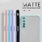 Прозрачный матовый чехол для huawei Y8p 2020, мягкий силиконовый чехол из ТПУ для Huawei Y7p Y5p 2020, Защита камеры, матовый чехол для телефона