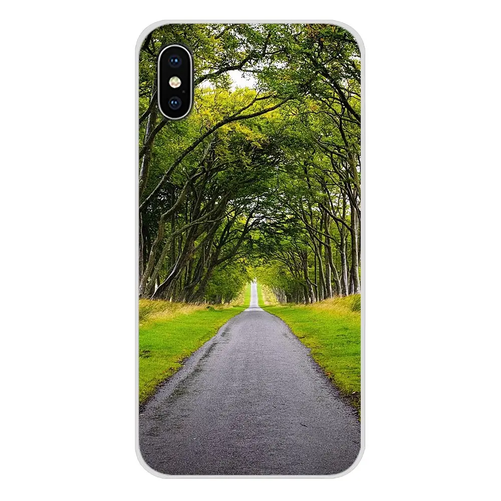 Силиконовый чехол для Huawei G7 G8 P7 P8 P9 P10 P20 P30 Lite Mini Pro P Smart Plus 2017 2018 2019 зеленый лес