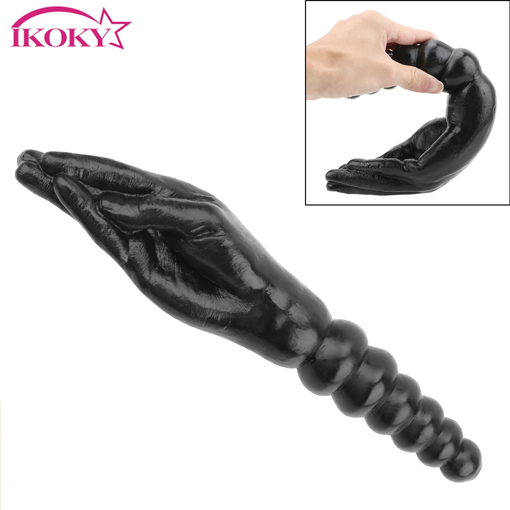IKOKY Huge Size Big Dildo Butt Plug Sex Toys for Women Gay Prostate Massage Anal Stimulation Double End Soft Anus Bead | Красота и
