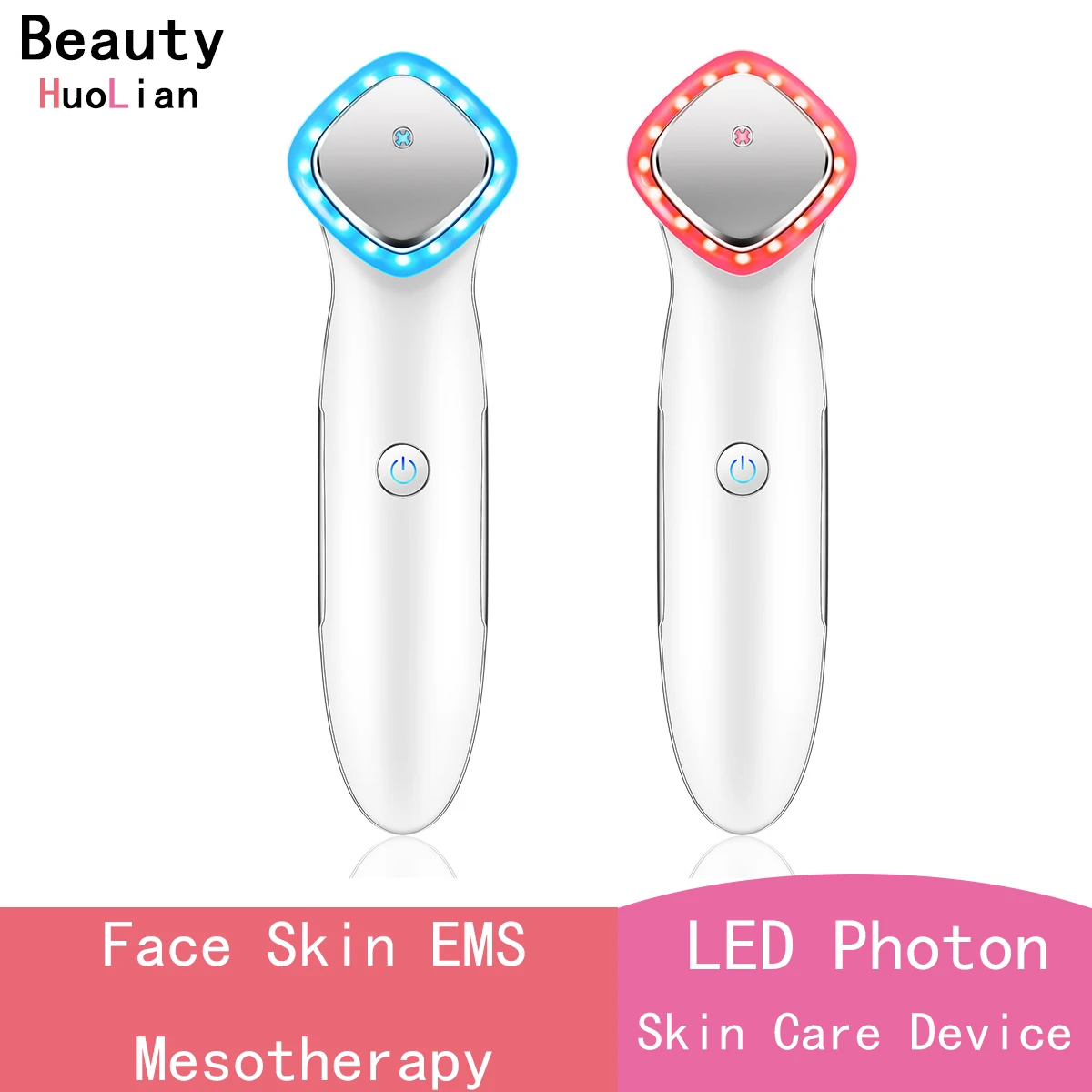 

Skin EMS Mesotherapy Electroporation Facial LED Photon Device For Lifting Tightening Beauty Machine