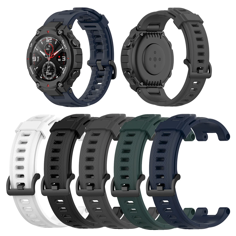 Силиконовый ремешок для Amazfit T REX умные часы сменный Xiaomi Huami rex браслет с