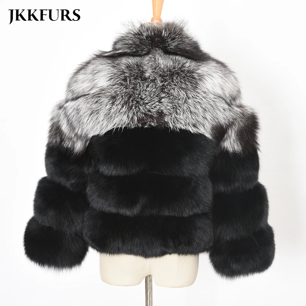 Новое поступление женская зимняя теплая черная шуба из искусственного меха