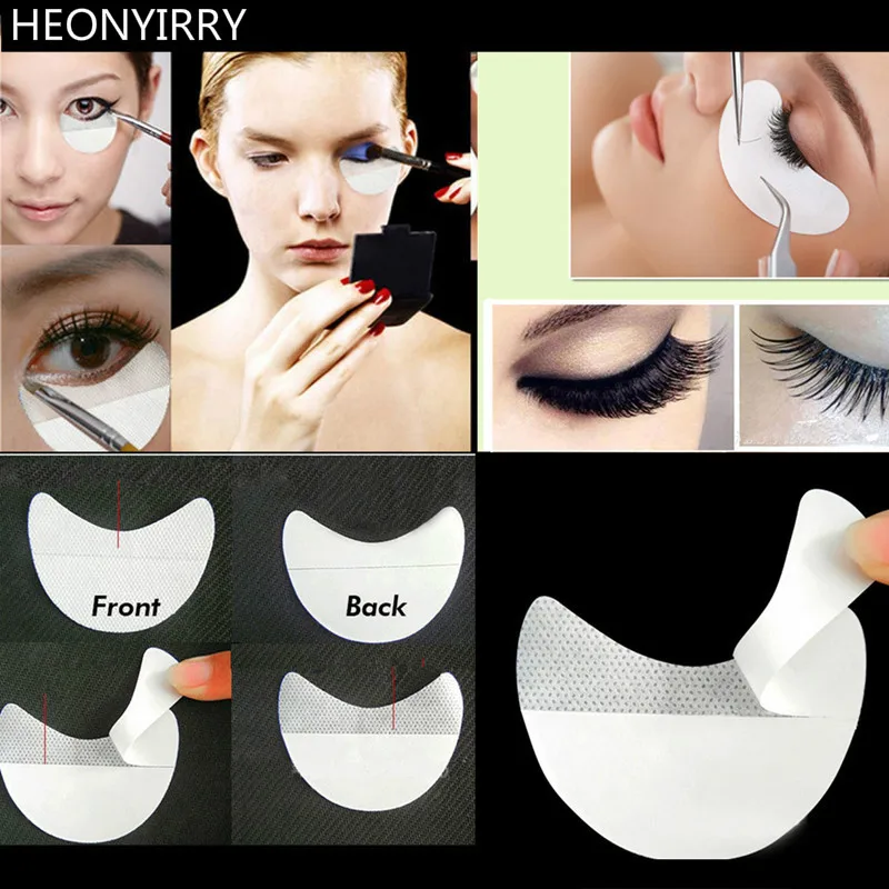 Высококачественные бумажные накладки 100 шт./лот под глаза для ресниц наращивания