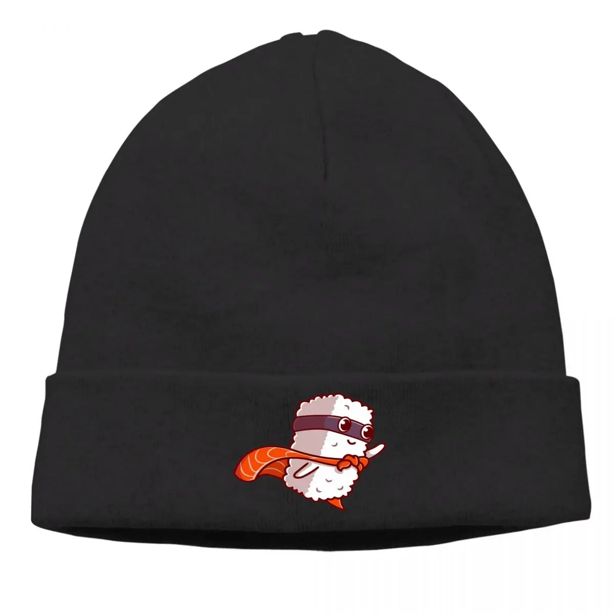 

Super Food Bonnet Homme Outdoor Knitted Hat Sushi Delicious Food Skullies Beanies Caps For Men Women Creative Cotton Hats