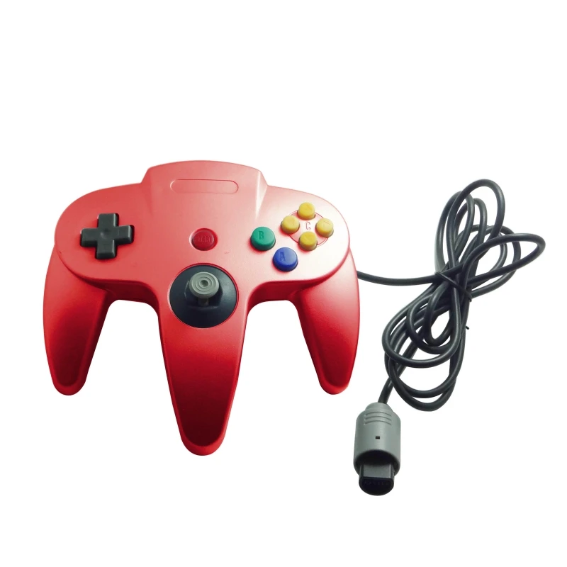 As the picture shows N64 контроллер Классический проводной N64 64-бит геймпад джойстик для Ultra 64 игровая консоль аксессуары для игр - Цвет: As the picture shows