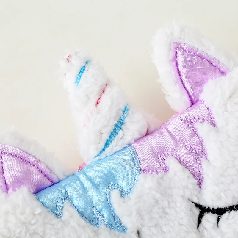 Маска для сна плюшевая детская повязка на глаза с единорогом отдыха