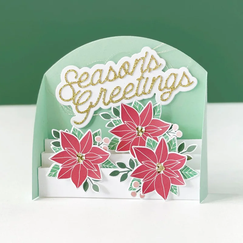 Креативная карточная стопка для дома праздников штампы скрапбукинга DIY