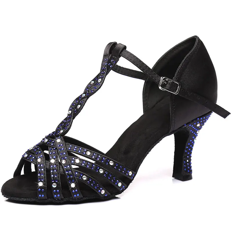 HROYL новые женские туфли для латиноамериканских танцев сандалии девушек Бальных