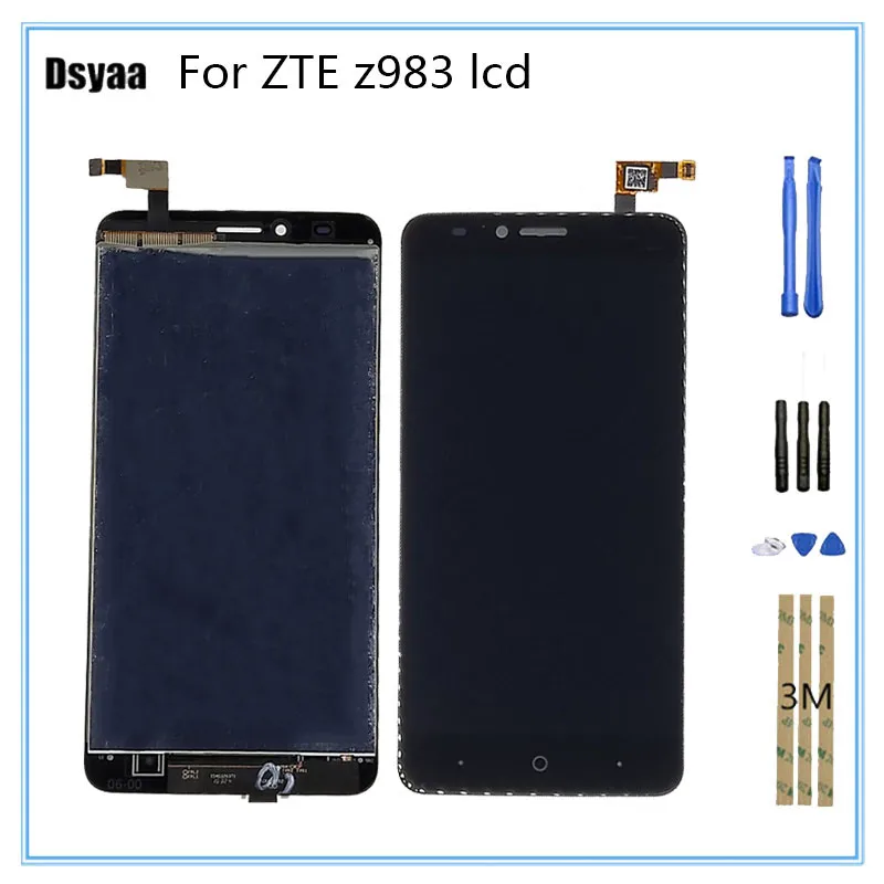 6 дюймов ЖК дисплей Дисплей для zte лезвие X Max Z983 с Сенсорный экран планшета