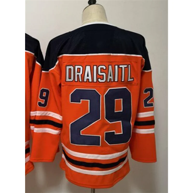 Трикотажные изделия для хоккея эдмонтона мужские светлые трикотажные #27 #29