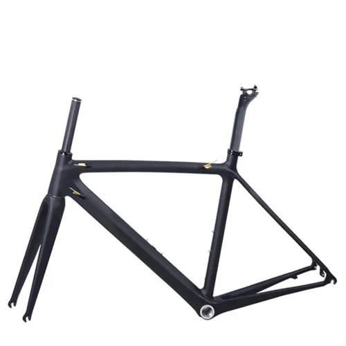 BXT no logo black Карбоновая рама для дорожного велосипеда Di2 и механический 500/530/550 мм, супер светильник, карбоновая рама для дорожного велосипеда+ вилка+ гарнитура, карбоновая рама для велосипеда - Цвет: BXT no logo black