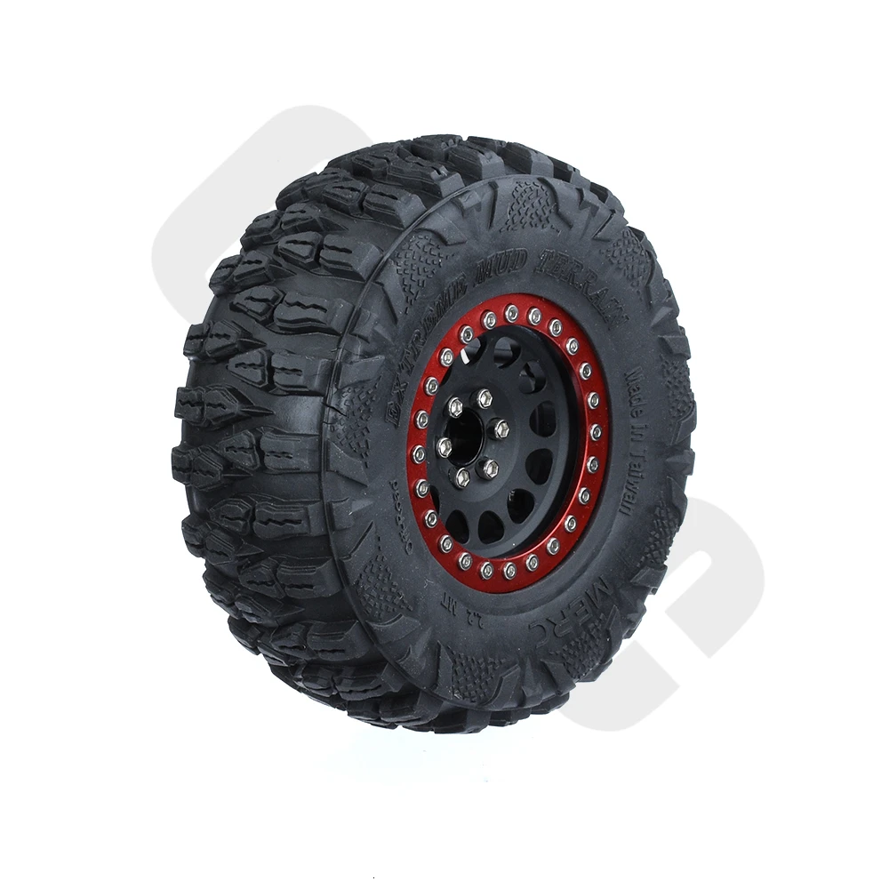4 шт. 2,2 дюймов легкосплавные колеса и коготь дракона шины для 1/10 RC Гусеничный автомобиль TRX4 RC4WD D90 D110 осевой Scx10 90046 CCO1 VS4-10