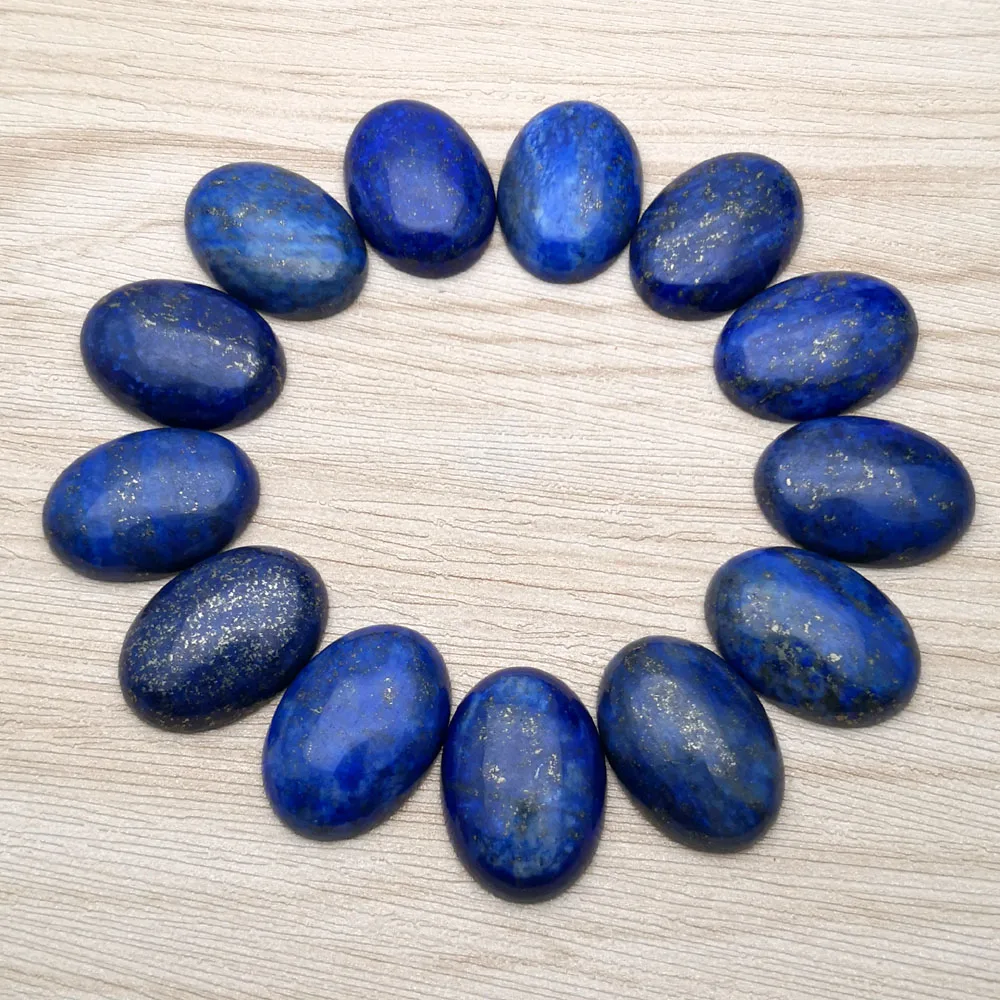 12 шт. бусины из натурального камня с кабошоном 25 х18 мм|Бусины| |